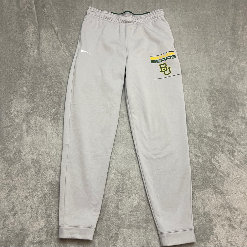 Nike Baylor Bears On Field Joggers Sweatpants Team Issued Gray Size Medium